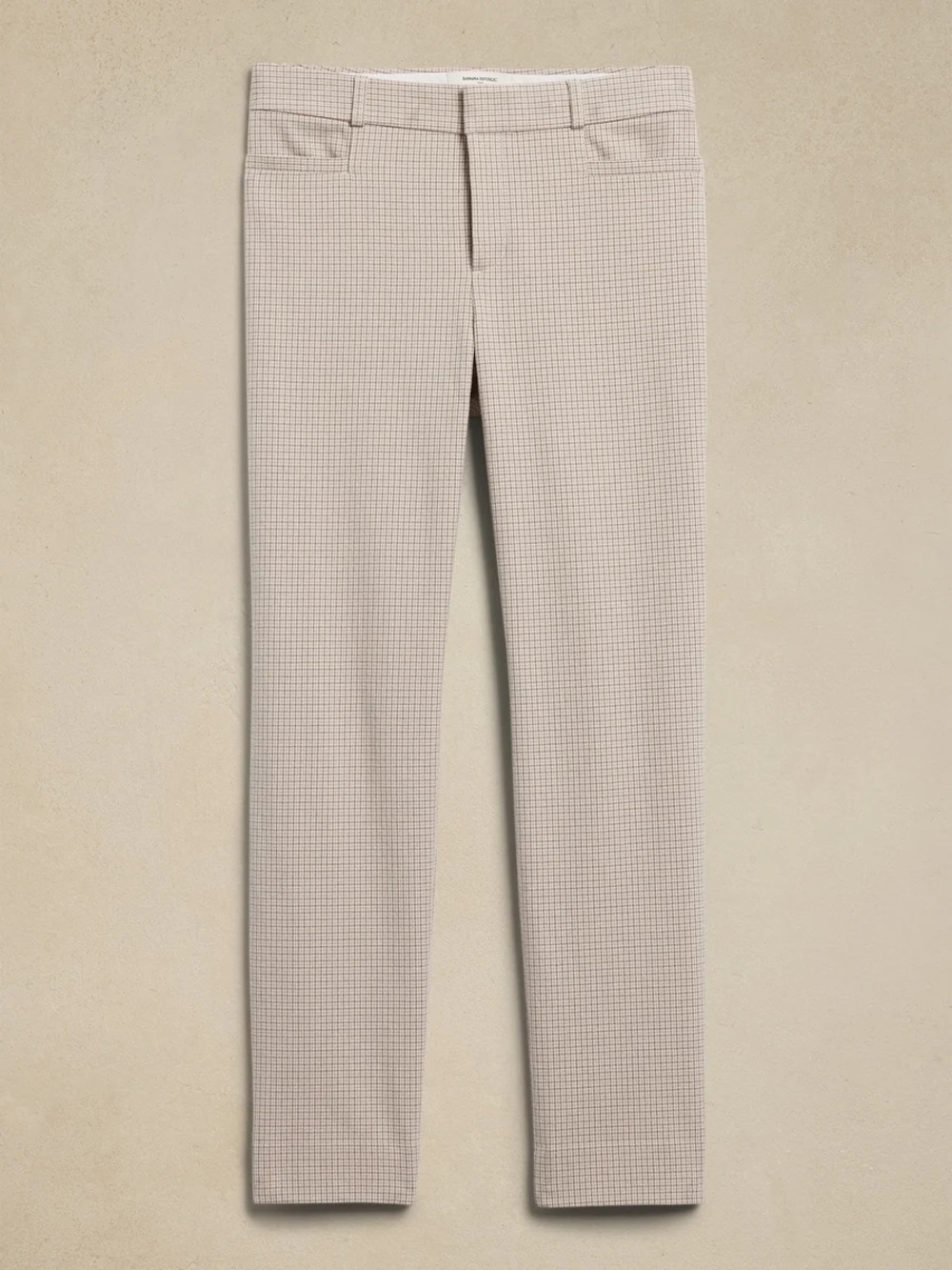 Banana Republic Tan and Brown Sloan Pants | Cotton Blend Pants 12 Petite